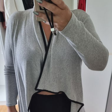 Cardigan Grau Grösse M/L