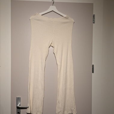 HM Cream Knit Pants S