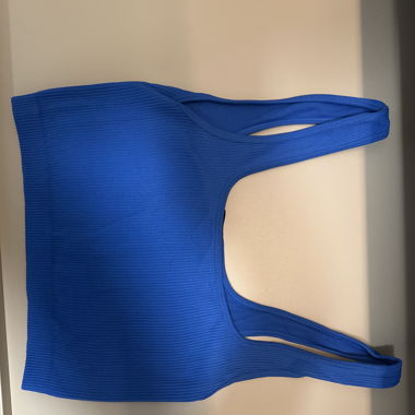 Top court Zara bleu