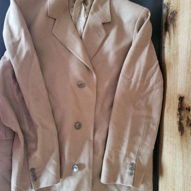 Cappotto in lana beige Harrods