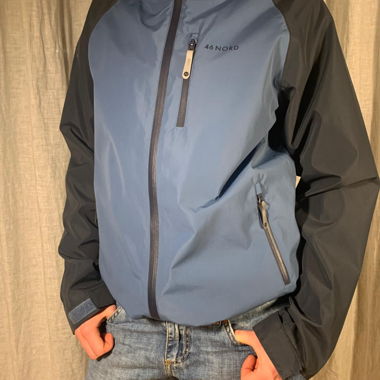 Blaugraue 46 Nord-Regenjacke