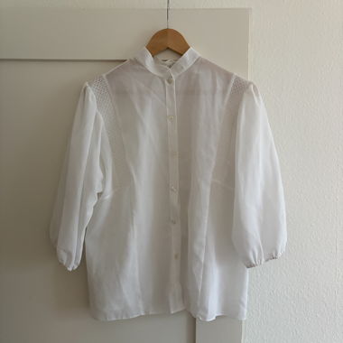 Blouse vintage à manches ballon
