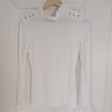 Top maniche lunghe bianco Holland Cooper S