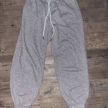 Pantaloni della tuta grigi modello jogger