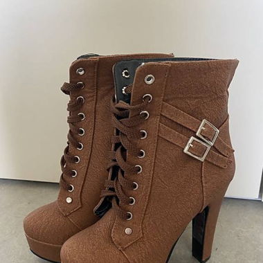 Stiefelette, braun, 35