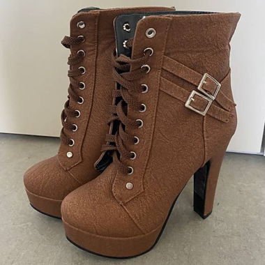 Stiefelette, braun, 35