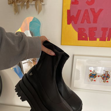 Naked wolfe sassy Platform ankle boots