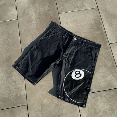 Shorts Stüssy 8-Ball – blu scuro – taglia XL