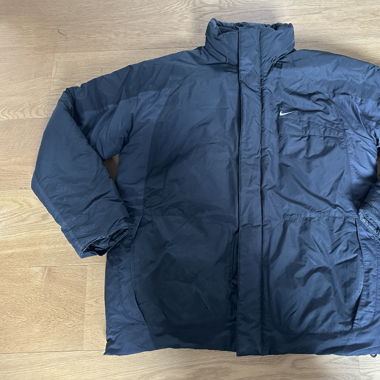 Vintage Nike Winterjacke Athletic72 schwarz Gr. L 