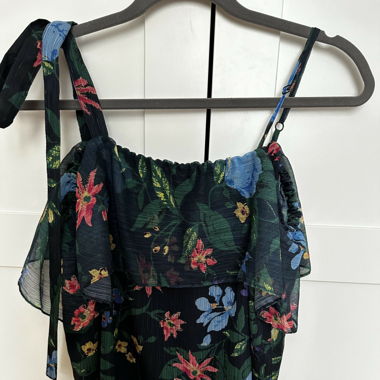 Bluse - Tropicalmuster - XS
