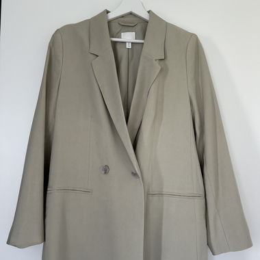 Blazer verde- beige