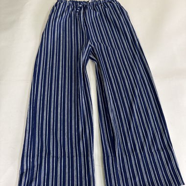Pantalon large rayé C&A