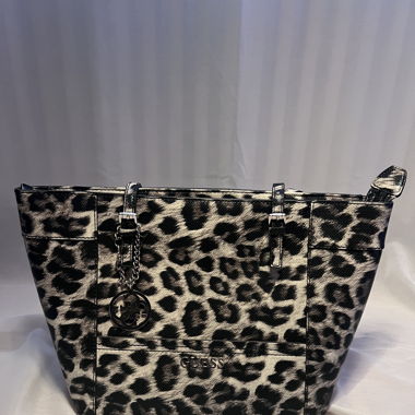 Guess leopard tote bag