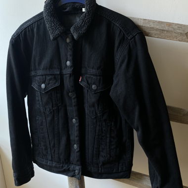 Levi’s Sherpa Tucker Jacket Denim ‘90s Black 