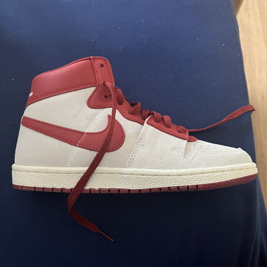 Sneaker alti rosso-bianco "Every Game"