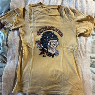 T-shirt en coton QuickSilver jaune