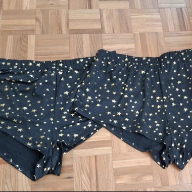 Lot de 2 slips noirs neufs avec étoiles Shein