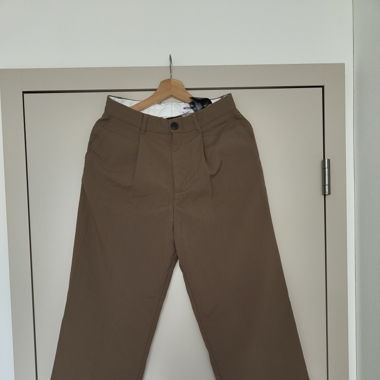 Weekday Chocolate Brown loose trousers (44)