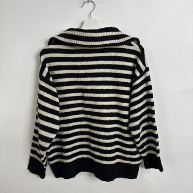 ZARA gestreifter Strickpullover