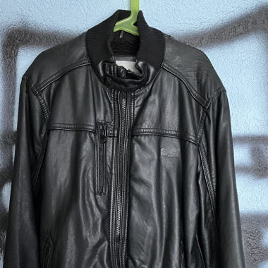 Leder Jacke