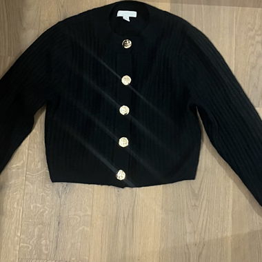 Cardigan nero in maglia H&M