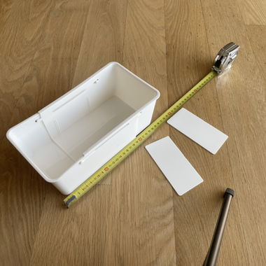 White Drawer Organizers (extendable)