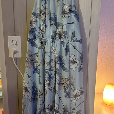 Blue Floral Dress