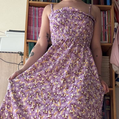 Robe à motifs fleuris