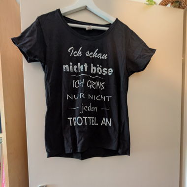 Tshirt con scritta