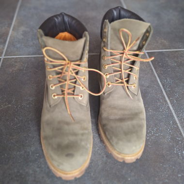 Timberland bottines à lacets en nubuck