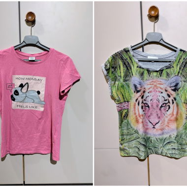 Lot de 2 T-shirts Teen