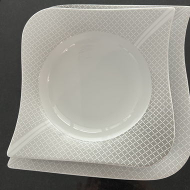 Geschirrset 24- teilig Wellco Design