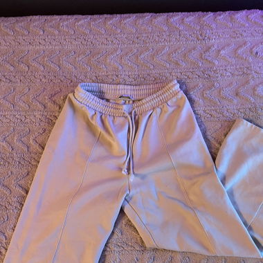 Beige Zara Jogginghose