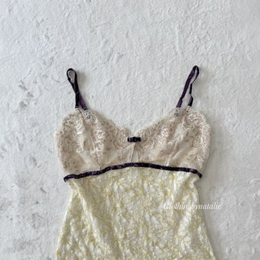 Japanese Lace Velvet Cami (XS)