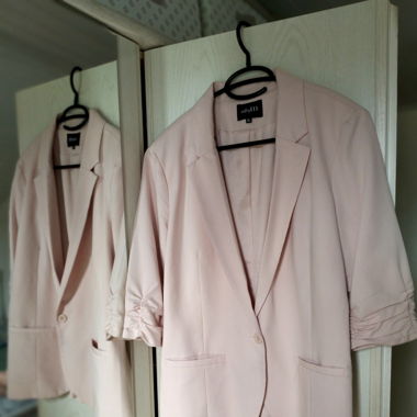 Blazer vieux rose