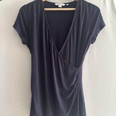 Top avvolgente Boden navy scuro EU 40