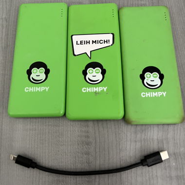 Set Powerbank CHIMPY