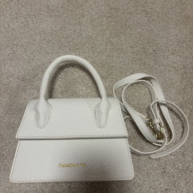 Mini-sac à main blanc