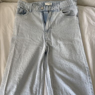 Bellissimi jeans del marchio H&M con strass