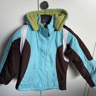 Warm Winter Jacket – Blue & Green – Good Condition