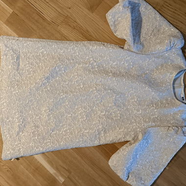 Abito in Jacquard bianco