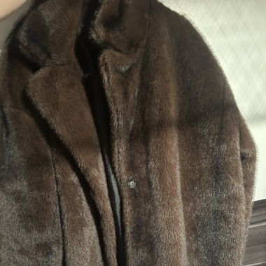 Faux fur coat