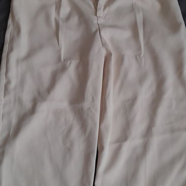 pantalon habillé blanc crème