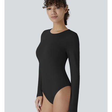Body maniche lunghe nero