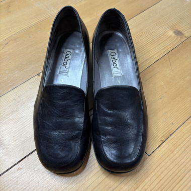 Scarpe mocassini neri Gabor