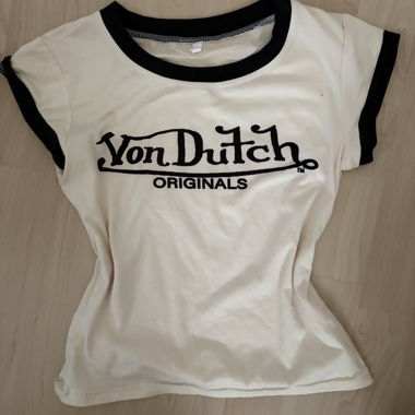 !not real! von dutch fitted tee