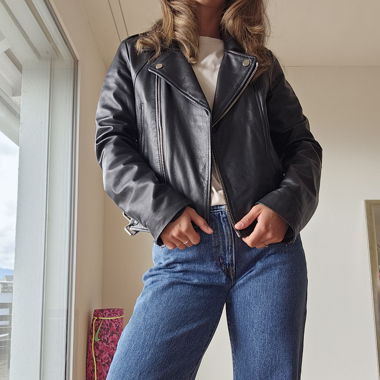 Zara - leather jacket