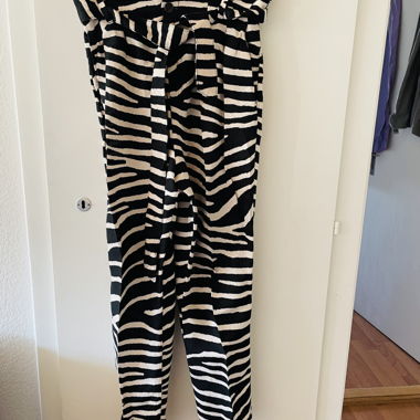 Zebra Pattern Trousers