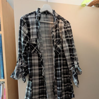 Camicia a Quadri Lunga