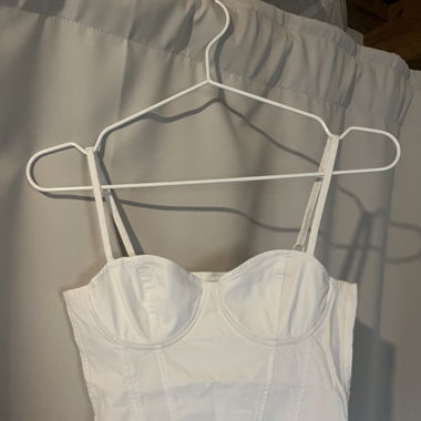 Haut blanc corset 